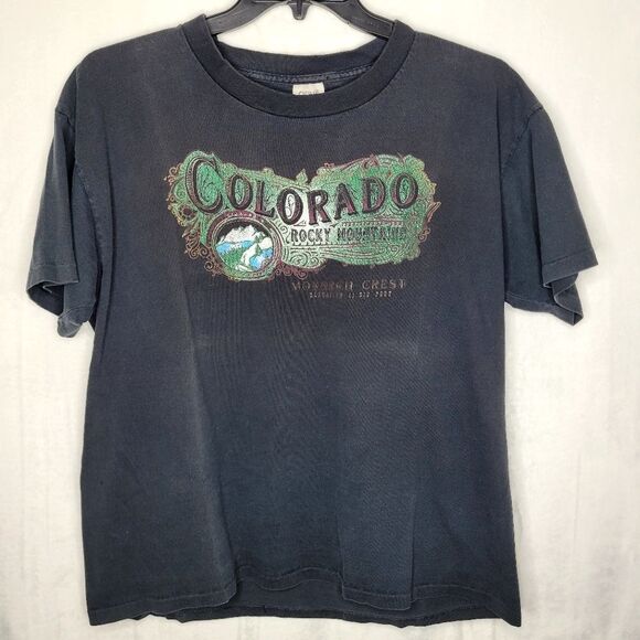 Vintage Colorado Rocky Mountains T Shirt Size XL - Picture 1 of 7